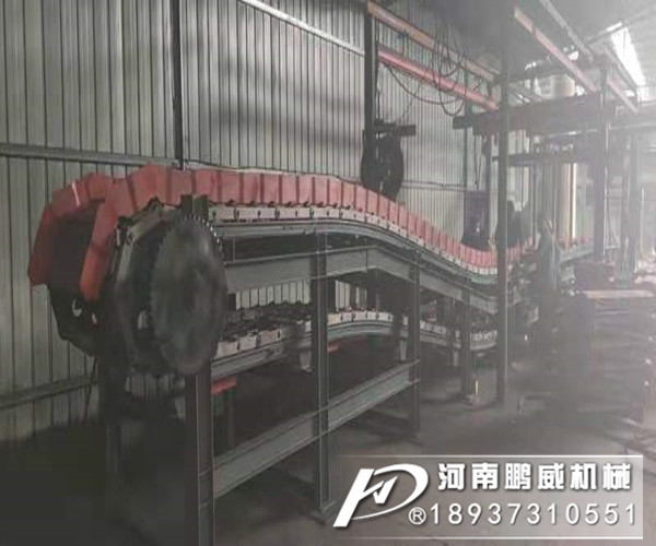 1000寬鱗板喂料機輝縣廢鋼廠安裝現(xiàn)場