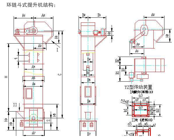 不銹鋼雙鏈條斗式提升機(jī)
